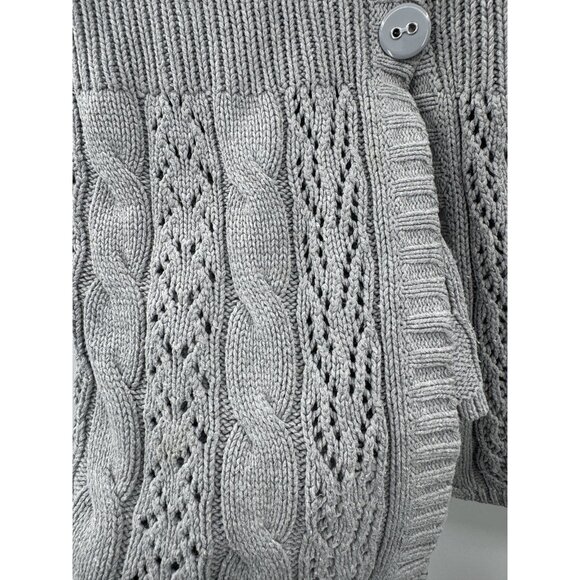 Vintage Apt 9 Womens Small Cardigan Open Knit Y2K 90s Retro Grunge Cottagecore - Picture 6 of 16